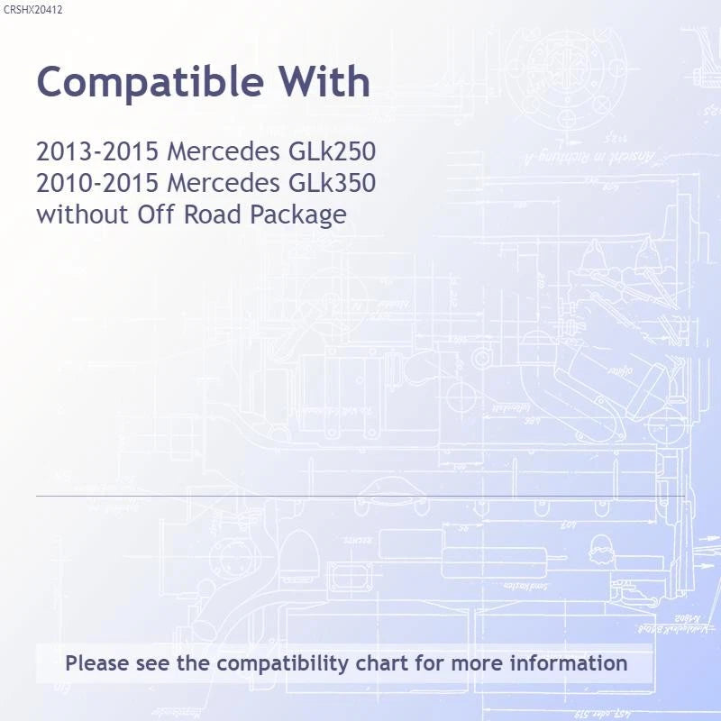 Undercar Shield Repair Replacement for Mercedes GLK250 (2013–2015)