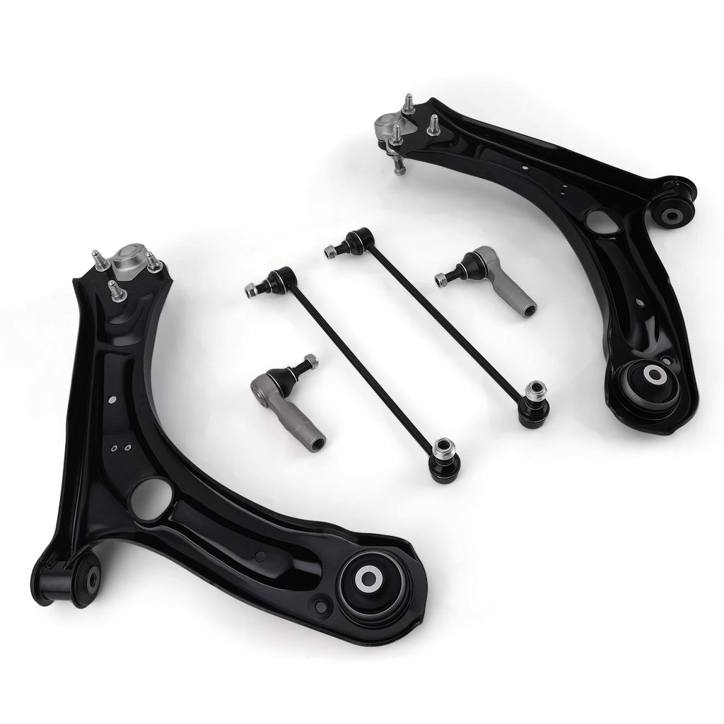 Set of 4 Front Control Arm Ball Joints Sway Bars Tie Rods for VW Passat Beetle (2012–2017)