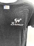 Bronco T-Shirt Gray with Rare Breed Script for Ford Bronco (1966–1977)