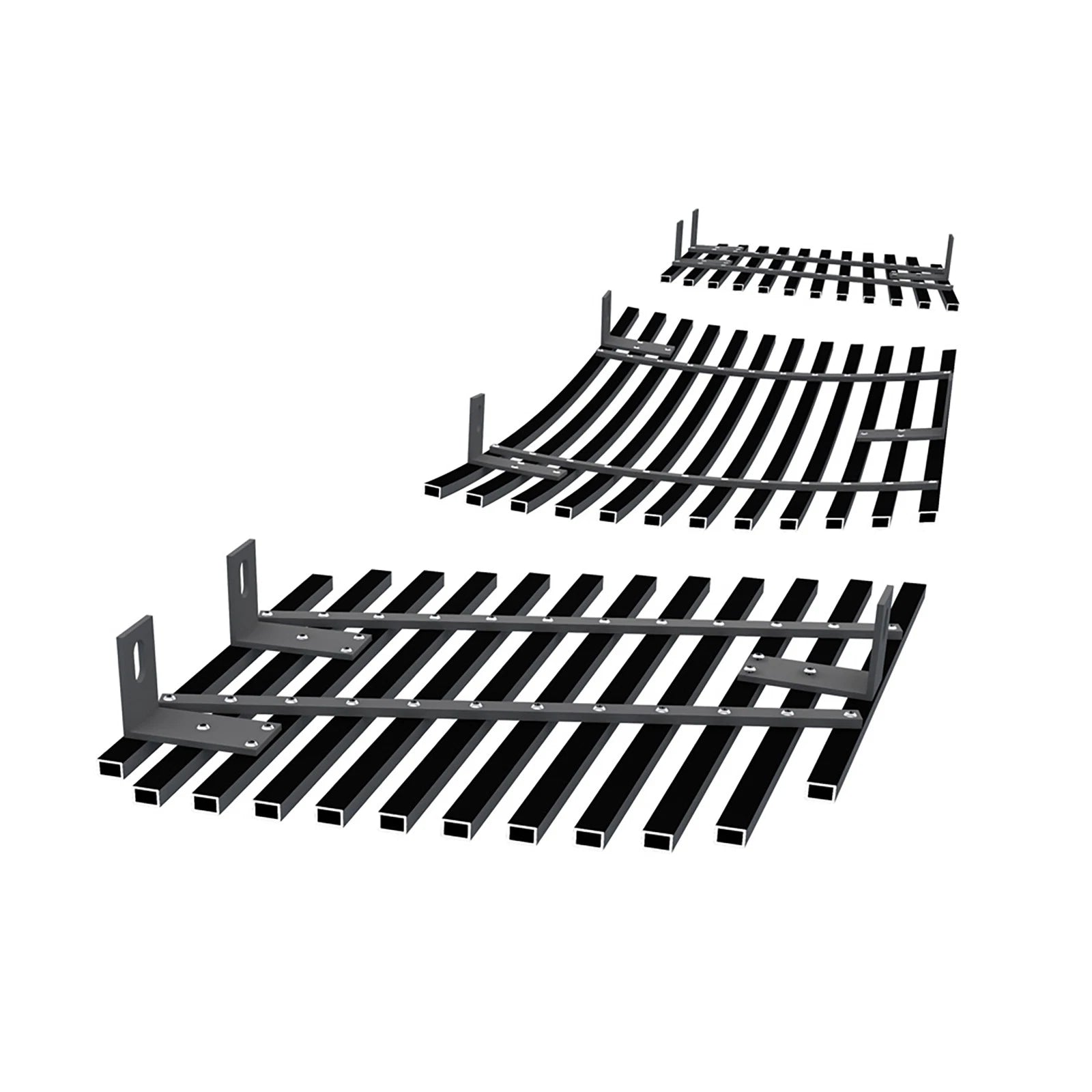 Upper Stainless Black Billet Grille Insert for Nissan Armada/Titan (2004-2007)