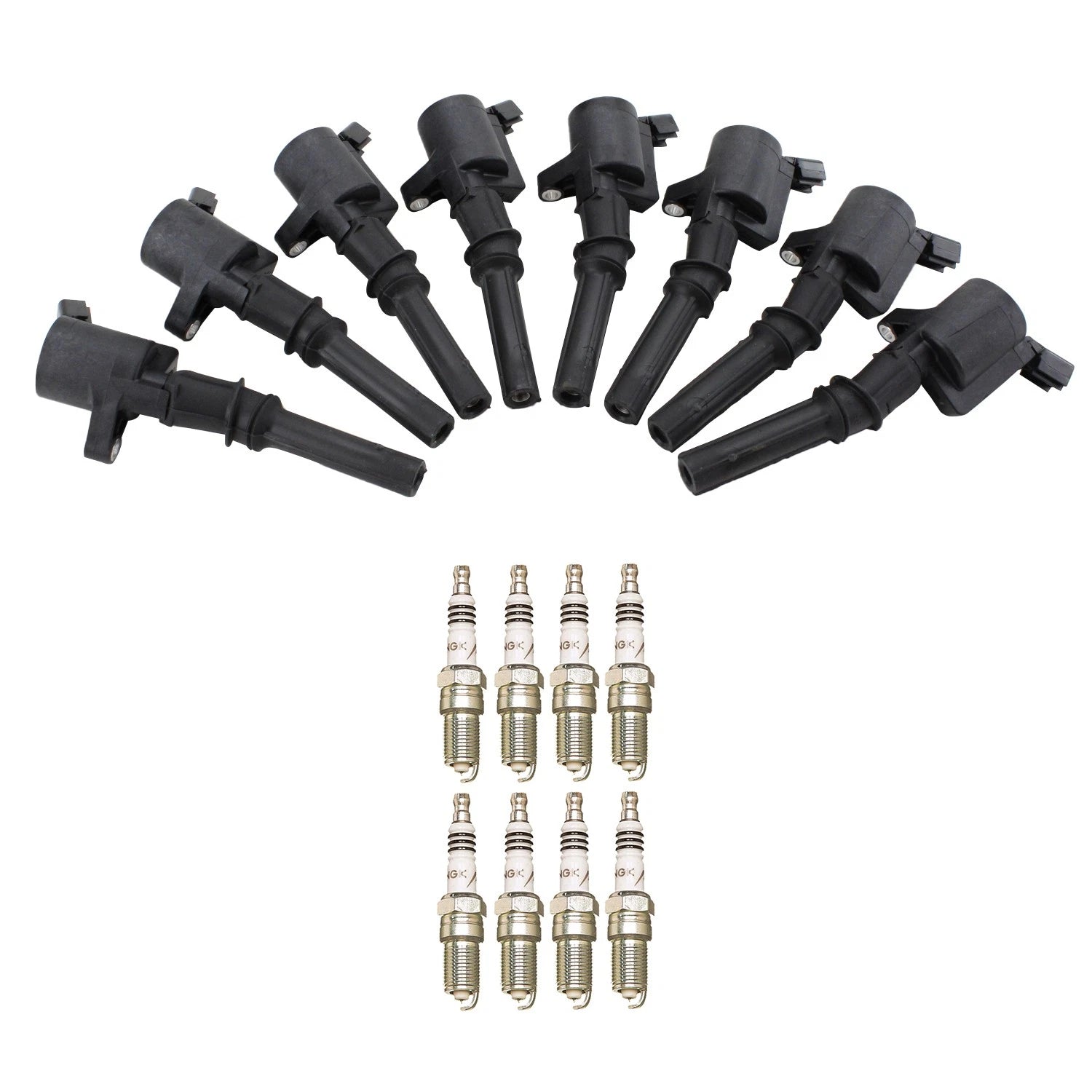 Set of 8 NGK Iridium IX Spark Plugs for Ford E-150 E-250 F-150 F-250 V8