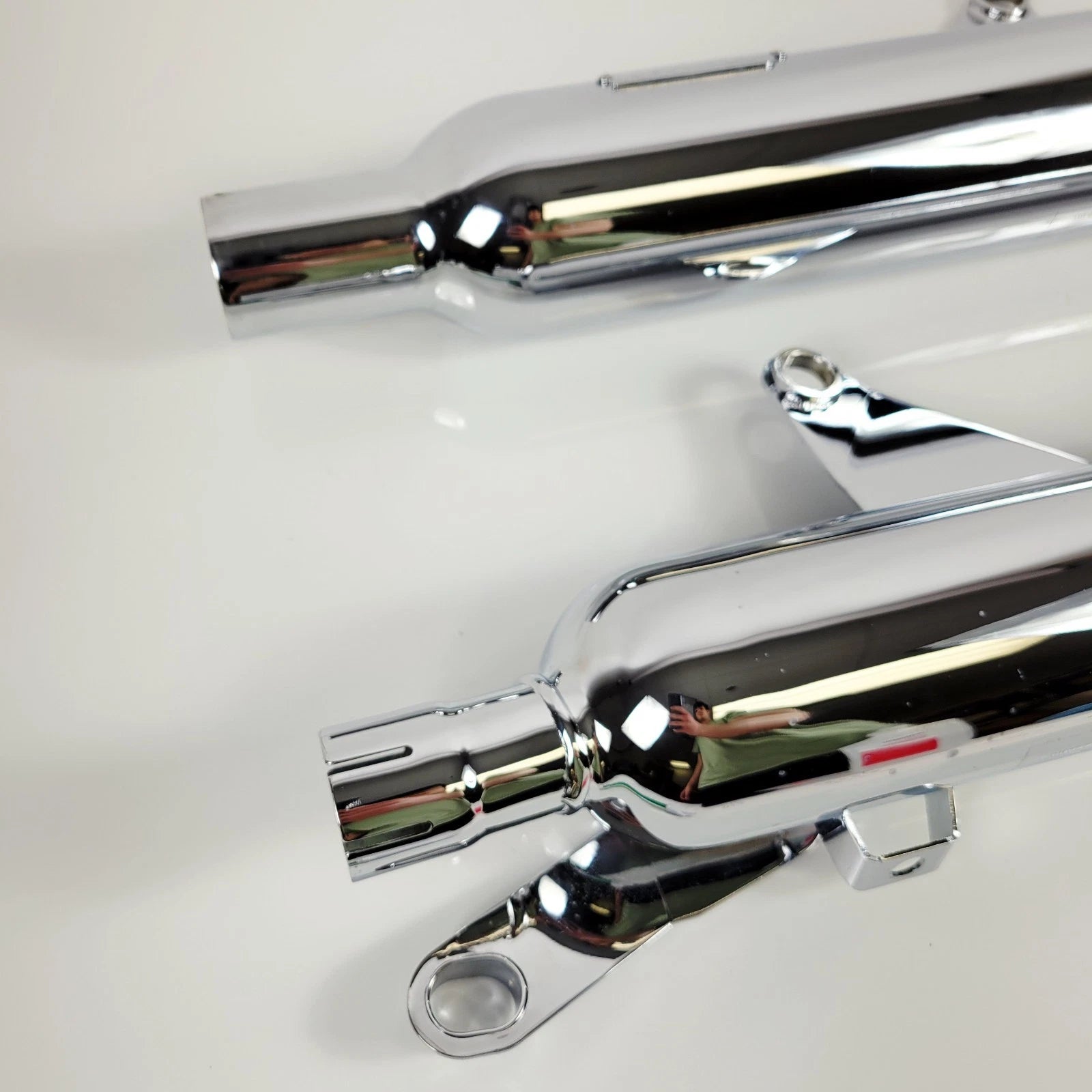 Vance & Hines Chrome Slip-On Mufflers for Triumph Bonneville T100 (2001–2023)