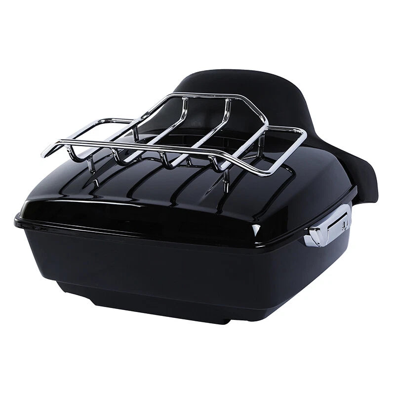 Trunk Backrest Pad Rack for Harley Touring Street Road Glide (2014–2026)