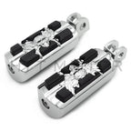 Pirate Skull Footpegs for Kawasaki Vulcan 900 Custom 800 Classic Concours (2006–2020)