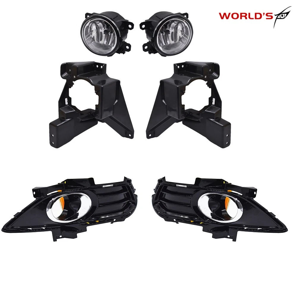 Set of 2 Fog Lights for Ford Fusion (2013–2016)