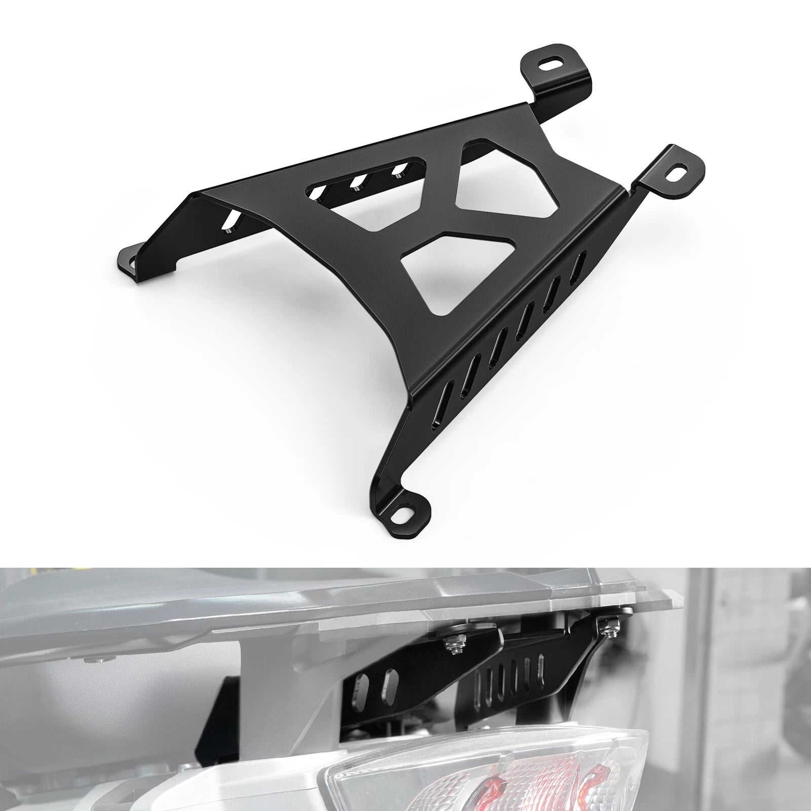 Luggage Rack Reinforcement Support Bracket for BMW R1200GS (2012–2018), R1250GS (2018–2023)