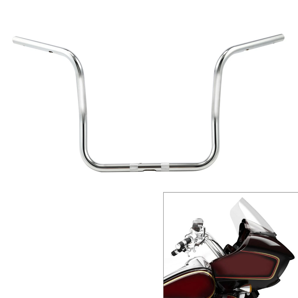 14" Rise Ape Hanger Handlebar for Harley CVO Street Glide FLHXSE (2023–2025) Chrome