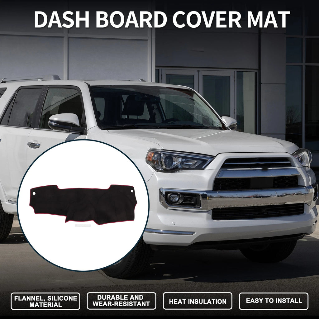 Set of 2 Dashboard Dash Cover Mats for Nissan Micra March K13 (2010–2017)