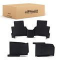 Set of 4 All Weather Rubber Floor Mats for Chevy Colorado Crew Cab (2015–2022)