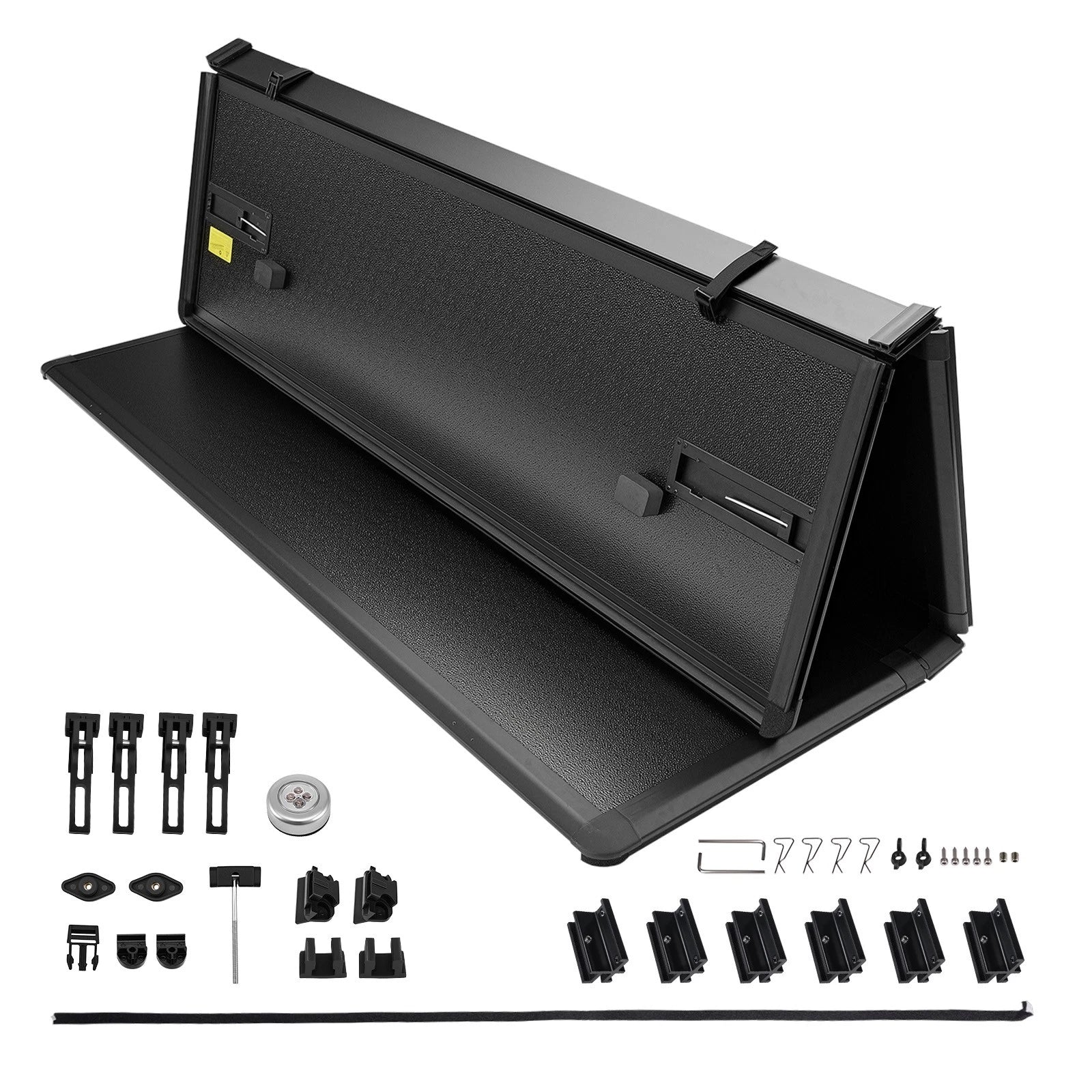 3-Fold Hard Tonneau Cover for Toyota Tacoma (2005–2015) with LED Lamp