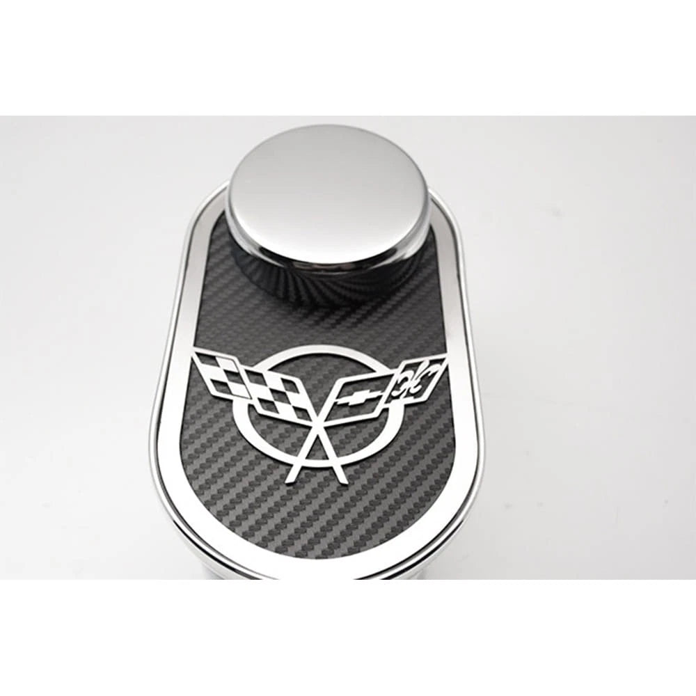 Master Cylinder Cover Trim with Red Carbon Fiber for 1997–2004 Corvette