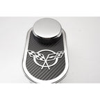 Master Cylinder Cover Trim with Red Carbon Fiber for 1997–2004 Corvette