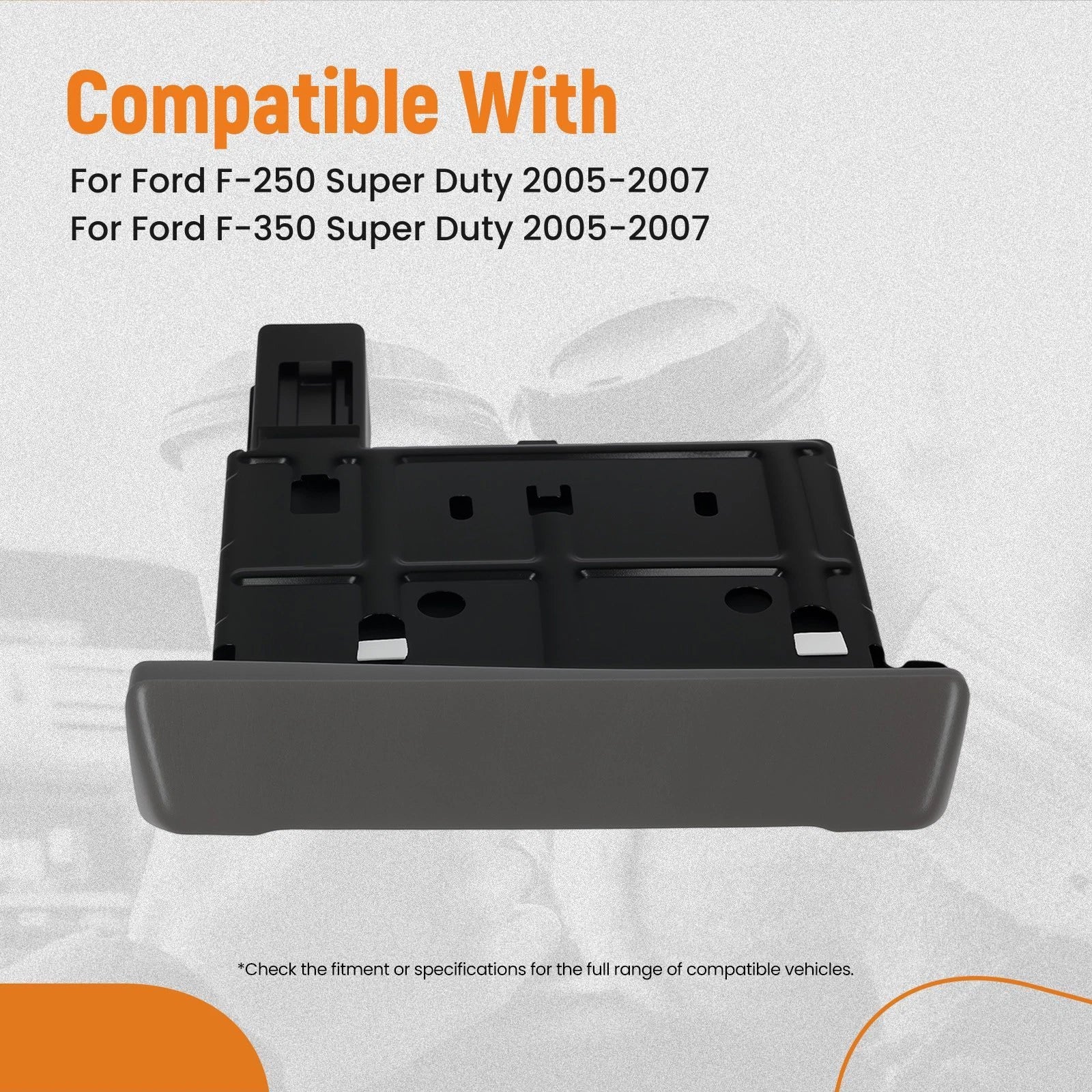 Dash Console Gray Cup Holder for Ford F-250 F-350 (2005–2007) 5C3Z2513560CAA