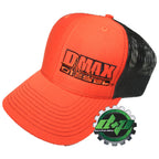 Duramax Diesel Trucker Hat for Richardson (Orange/Black Mesh)