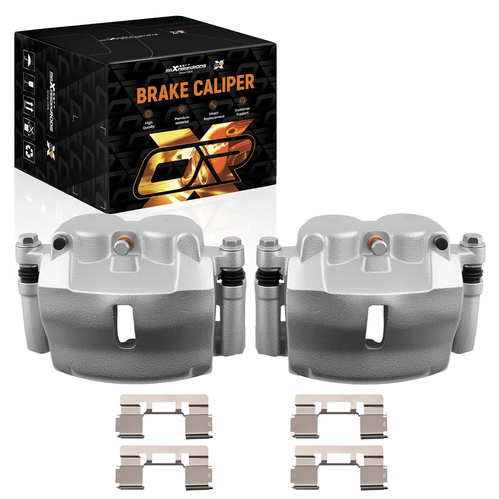Front Disc Brake Calipers Set w/Bracket for Ford F-150 (2004–2005)
