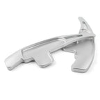 Silver Steering Wheel Shift Paddle Extensions for Mercedes Benz