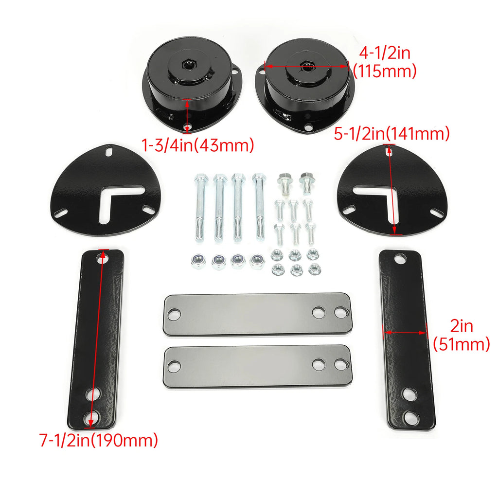 2" Lift Kit Front Spring Spacers & Rear Shackles for Honda Acty HA4 (1990–1998)