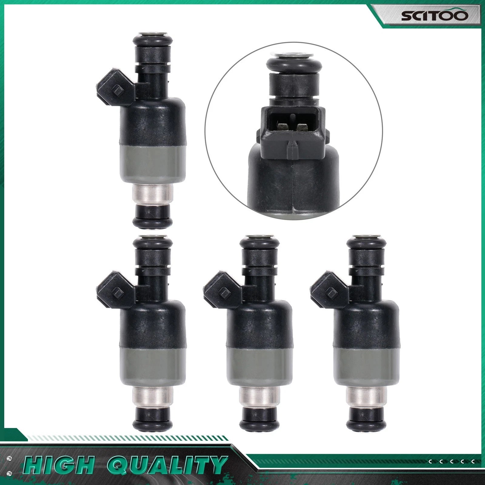 Set of 4 Fuel Injectors for Chevrolet S10 Pickup, Cavalier (1998–2000) 2.2L
