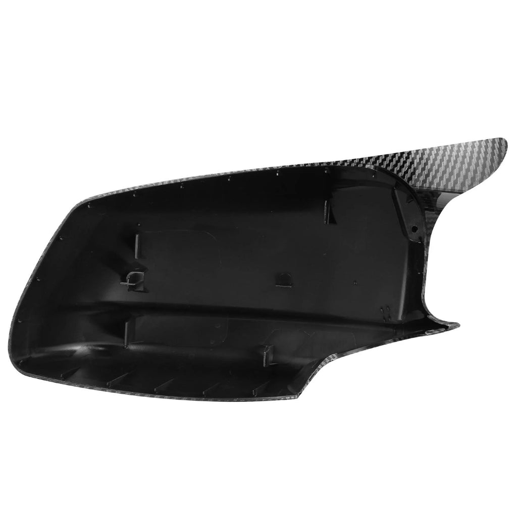 Pair of Carbon Fiber Pattern Rear View Mirror Covers for BMW F10 F11 F18 (2011–2017)