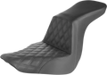 Step-Up Seat Lattice Stitch Black 818-29-192 for Harley Davidson FXLR