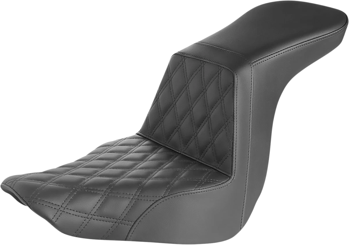 Step-Up Seat Lattice Stitch Black 818-29-192 for Harley Davidson FXLR