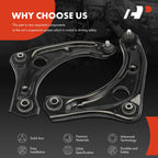 2X Front Lower Control Arm with Ball Joint for Nissan Versa (2012-2019)