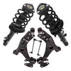 Front Struts Coil Springs + Lower Control Arms For Ford Escape 2014-2018