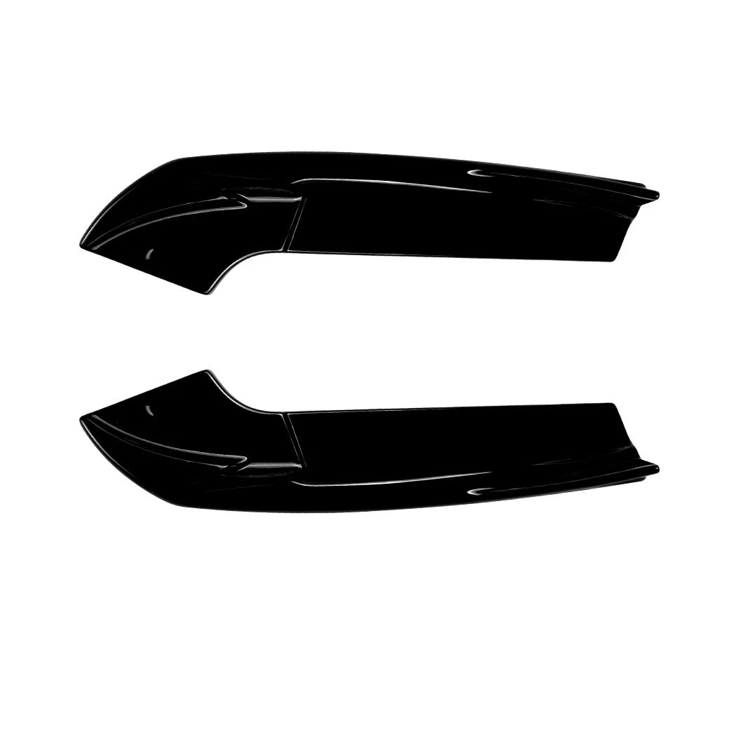 Gloss Black Rear Bumper Side Splitter Spats for Audi A5 F5 (2017–2020)