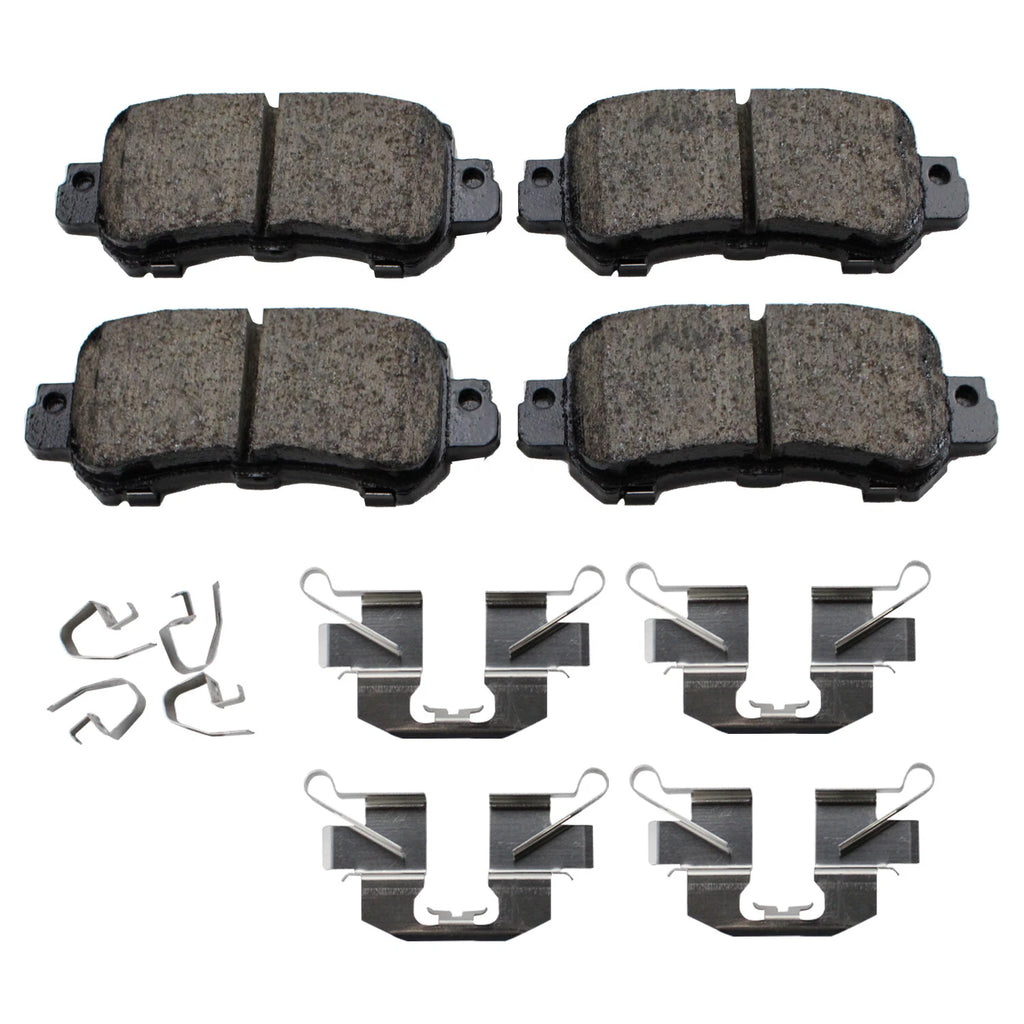 Set of 4 Akebono ProACT Ultra Premium Ceramic Rear Disc Brake Pads for Mazda CX-3, CX-5 (2016–2021)