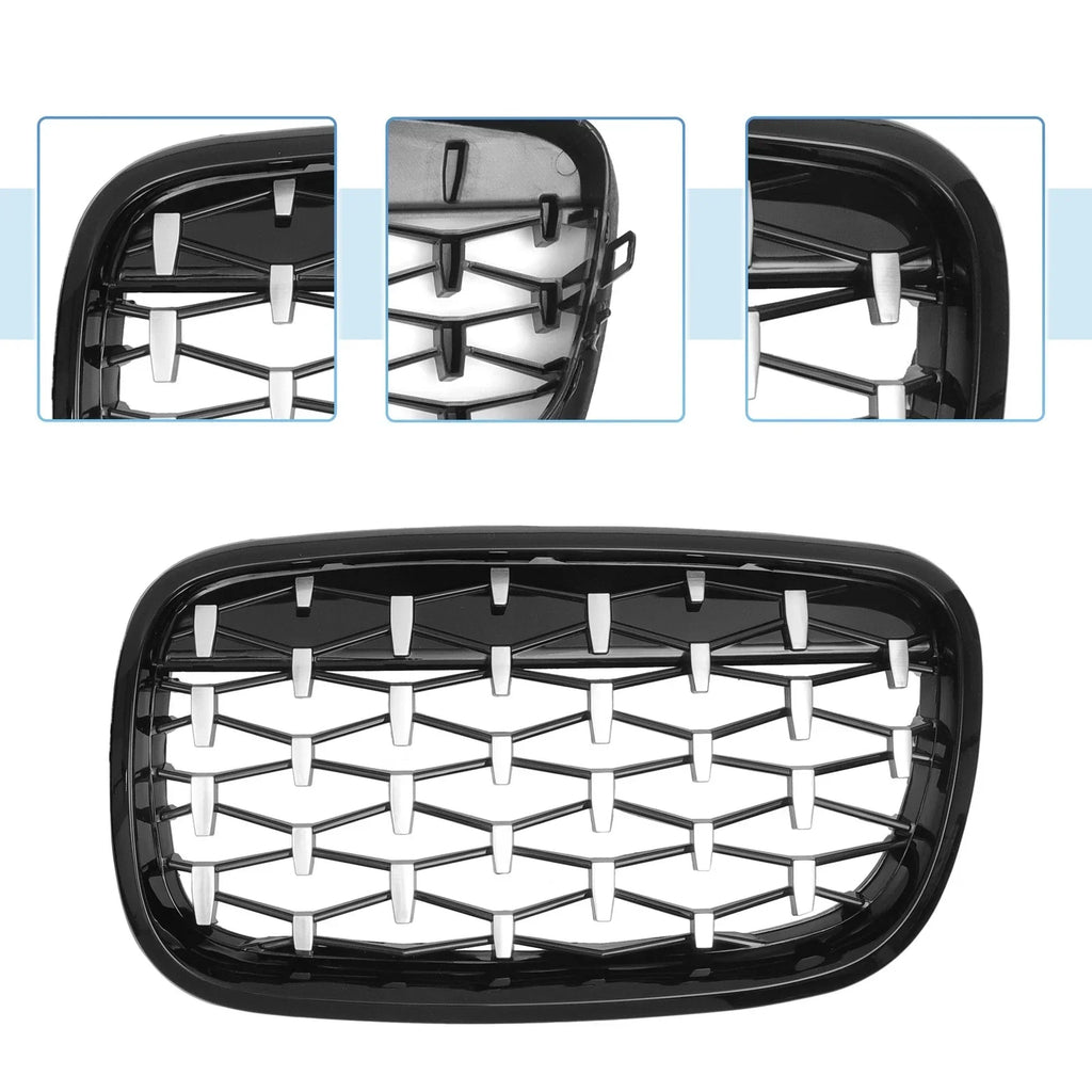 Front Hood Grille for BMW X5 X6 (2008 - 2013)