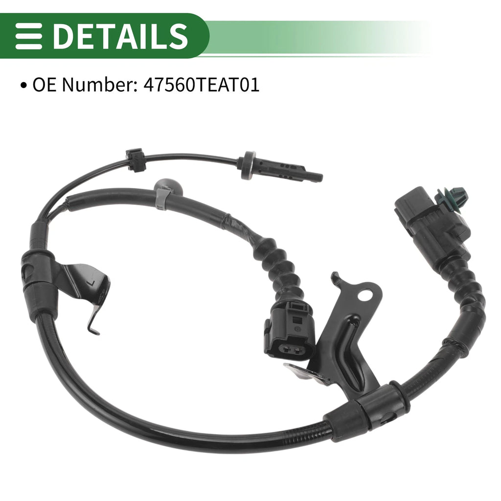 ABS Wheel Speed Sensor No. 47560TEAT01 for Honda Civic (2016–2021) Rear Left