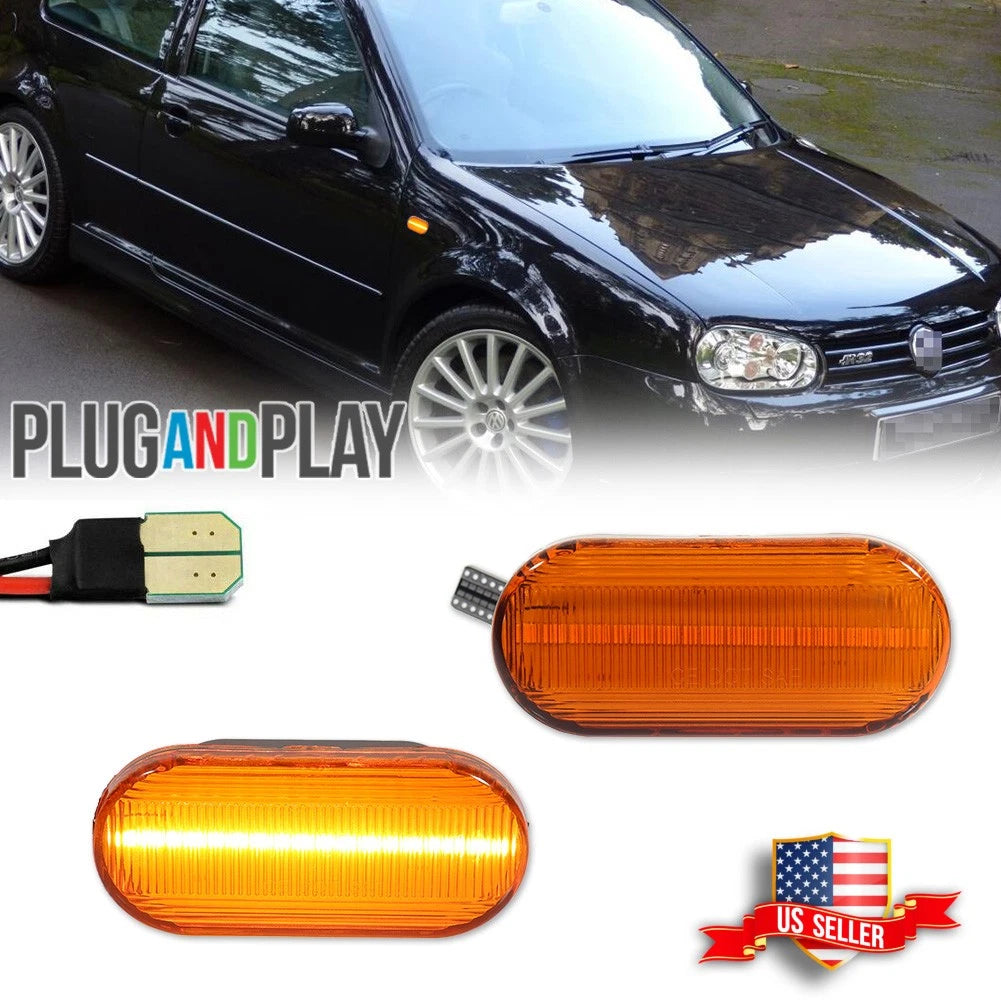 LED Side Marker Lights for VW Jetta GTI R32 Beetle (MK4)