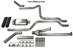 2.5" Dual Exhaust Kit for Toyota Tundra (2009–2013) - Stainless, Black Tip