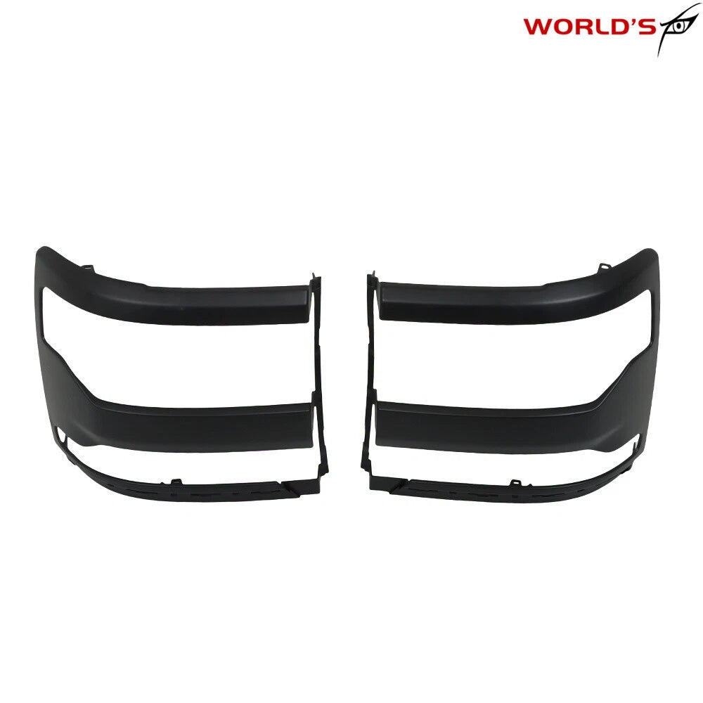 Headlight Trim Bezel Set for Chevy Silverado 1500 (2016–2018) Paintable