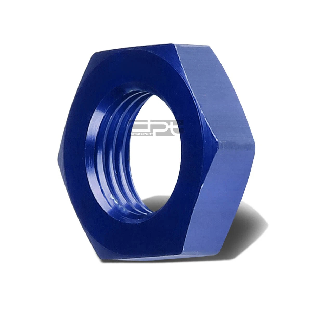 6AN Bulkhead Blue Aluminum Anodized Nut Sealing Locking Fitting Adapter