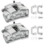 Pair Front Brake Calipers w/ Bracket for Hyundai Sonata (2012–2015)