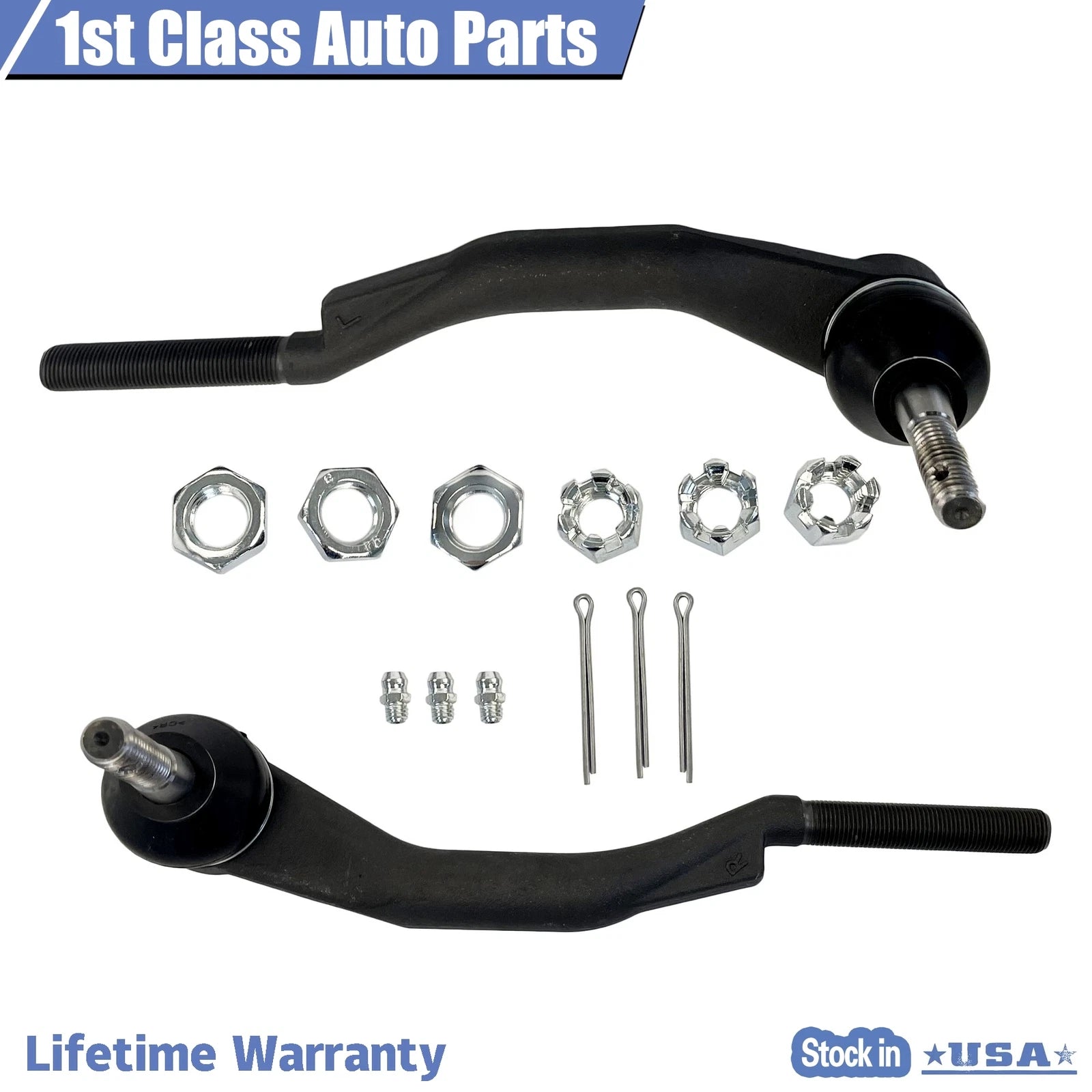 Front Outer Tie Rod Kit for Chevy Trailblazer GMC Envoy (2003-2009)