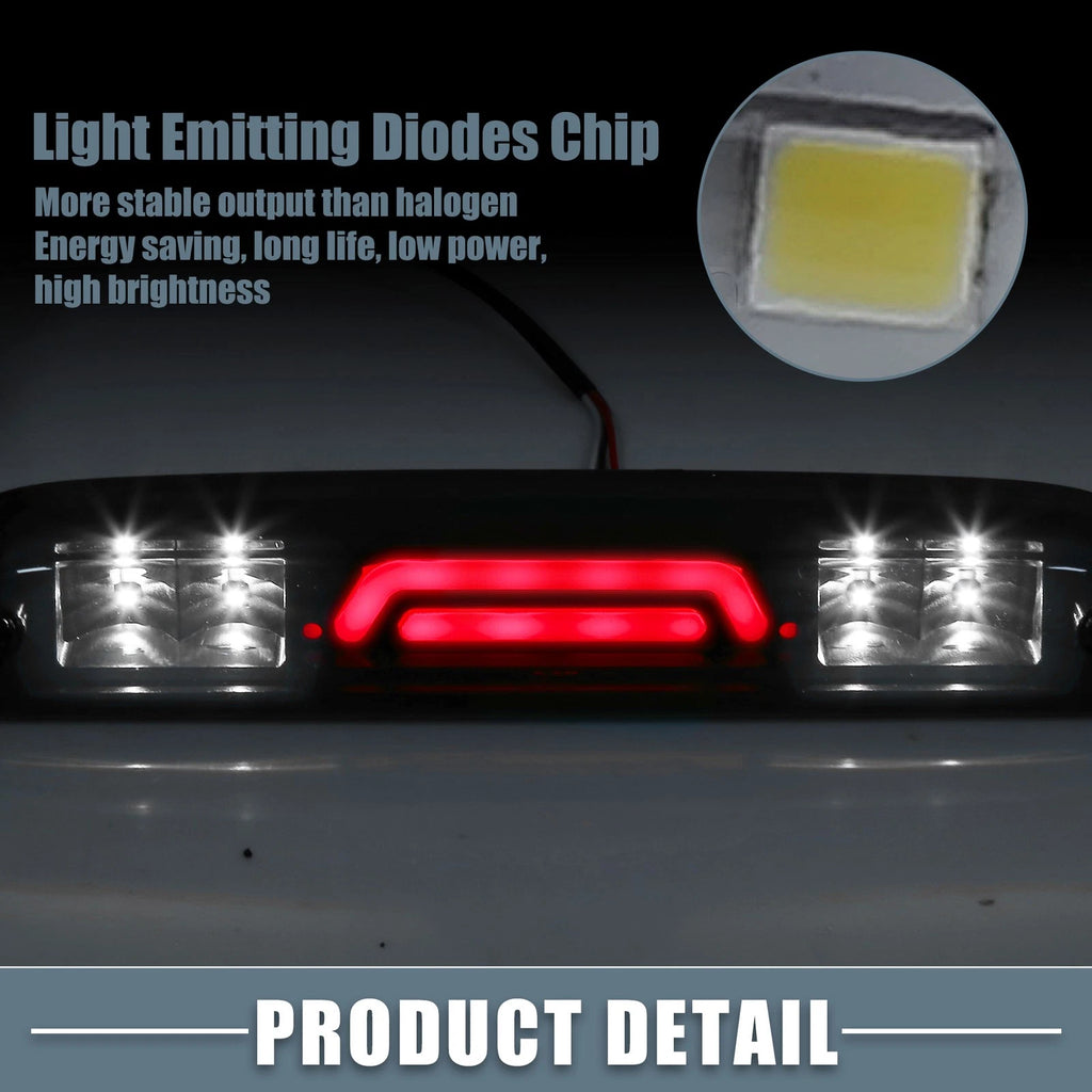 High Mount Stop Light YC3Z13A613BA for Ford  Black Housing Smoked Lens