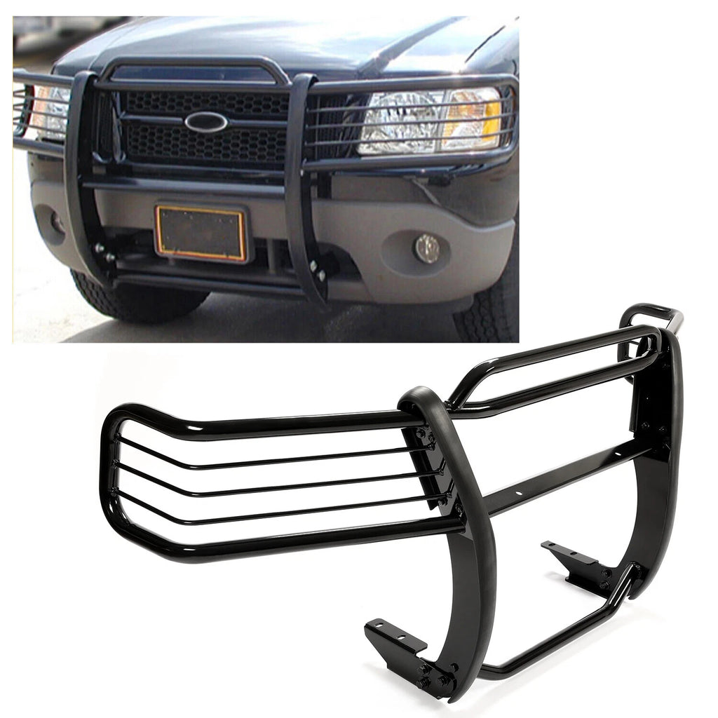 Black Steel Bumper Grille Brush Guard for Ford Explorer (2002–2005)
