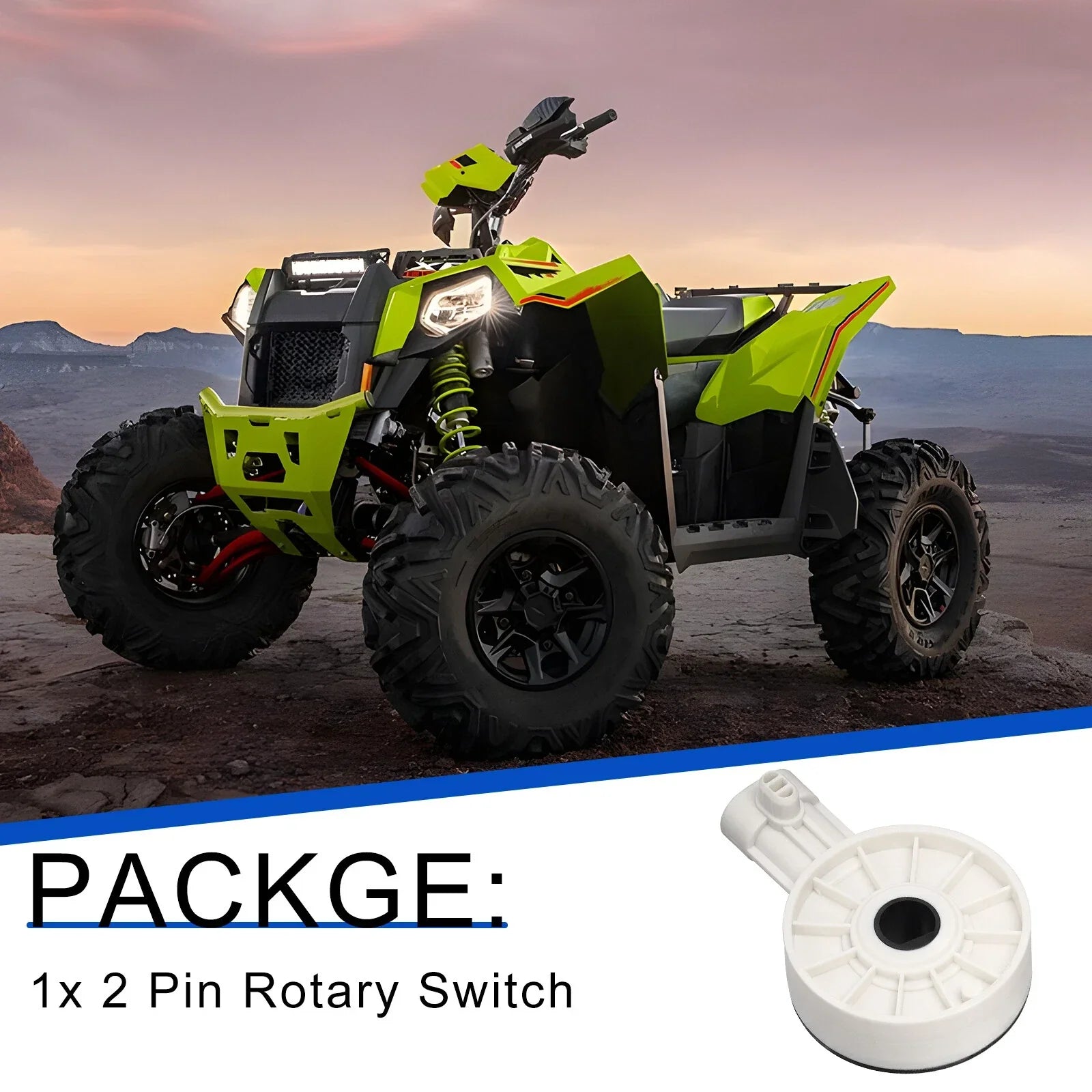 Gear Position 2Pin Rotary Switch for Polaris Sportsman XP1000 (2014–2018)