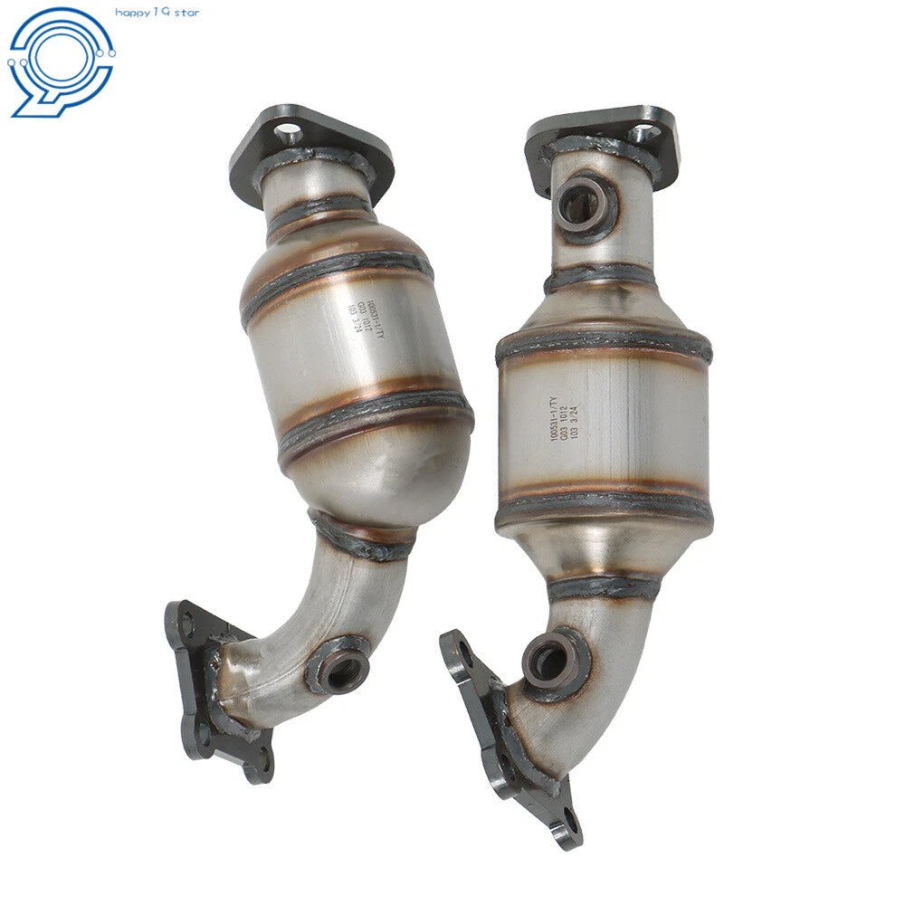 Set of 2 Front Catalytic Converters for GMC Terrain SLT SLE (2010-2012)