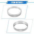 2 x AC Switch Knob Covers for Dodge Ram 1500 2500 3500 (2010-2012) Silver Tone