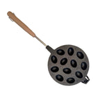 12 Cavity Round Pecan Mold for Gas Stoves