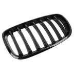 Front Upper Bumper Grille for BMW X5 (2000–2006) Pair 782685665162 Glossy Black