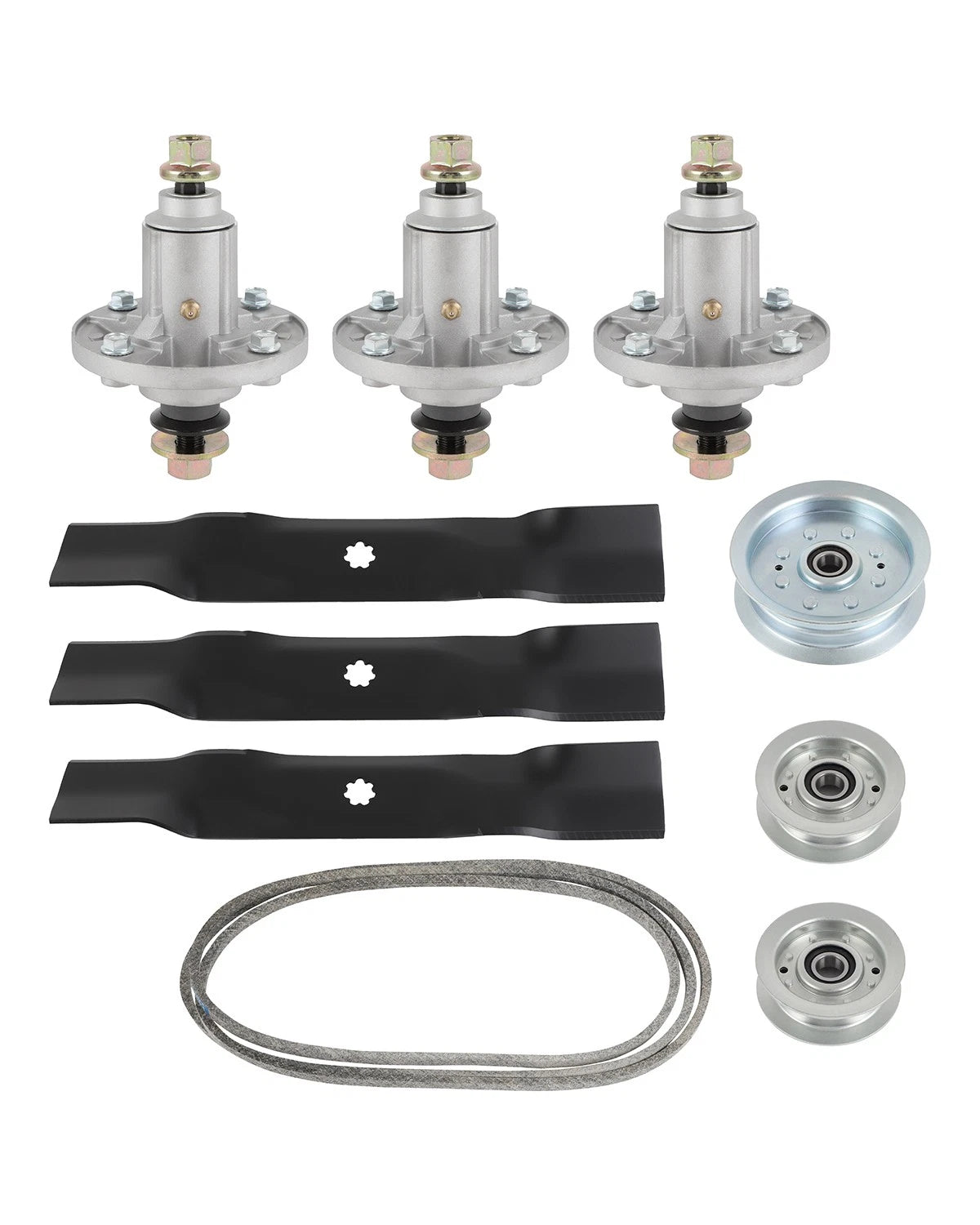Mower Deck Rebuild Kit for John Deere D140 (2011–2016) - Blades, Pulleys