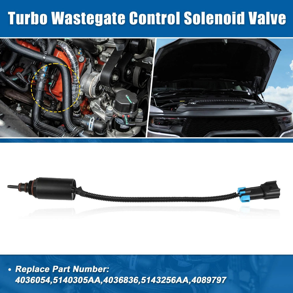 Turbo Wastegate Control Solenoid Valve for Dodge Ram 5.9L (2002–2008) 5140305AA 4036054