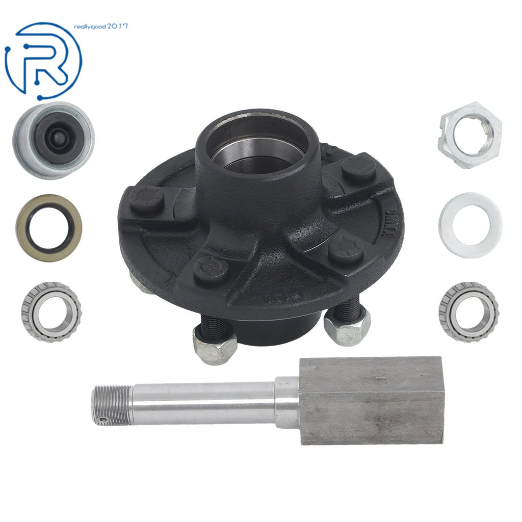 Trailer Wheel Hub Kit for 2000lbs Trailer (5 on 4.5" Bolt Circle)