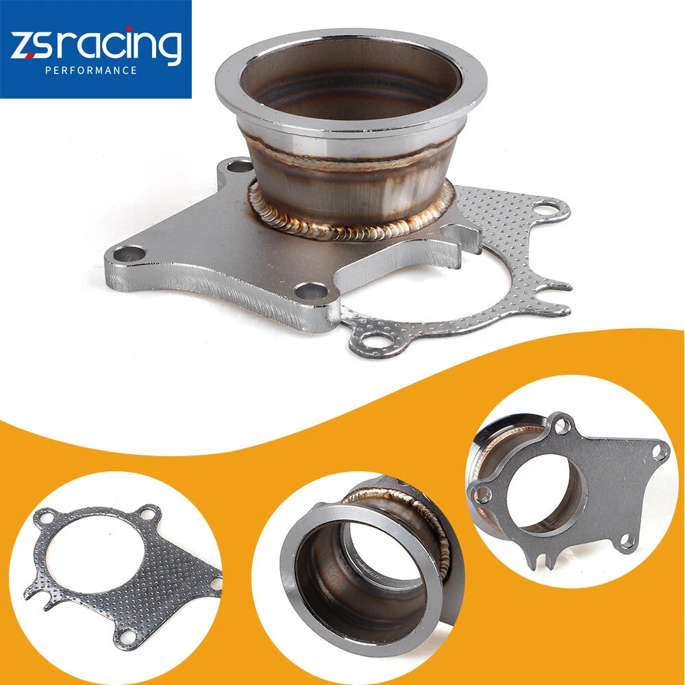 5 Bolt Turbo Flange to 3" V Band Conversion Adaptor for T3 T3/T4