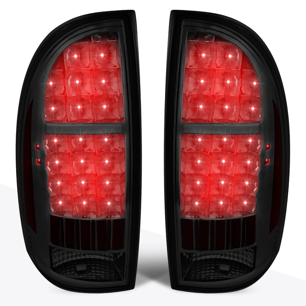 2X Full LED Tail Lights for Tacoma (2005–2015) - Smoked Housing