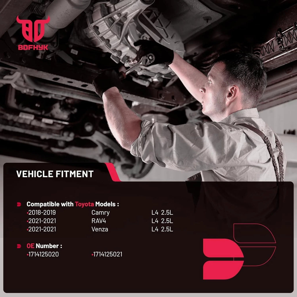 Front Catalytic Converter for Toyota Camry RAV4 Venza (2018-2021)